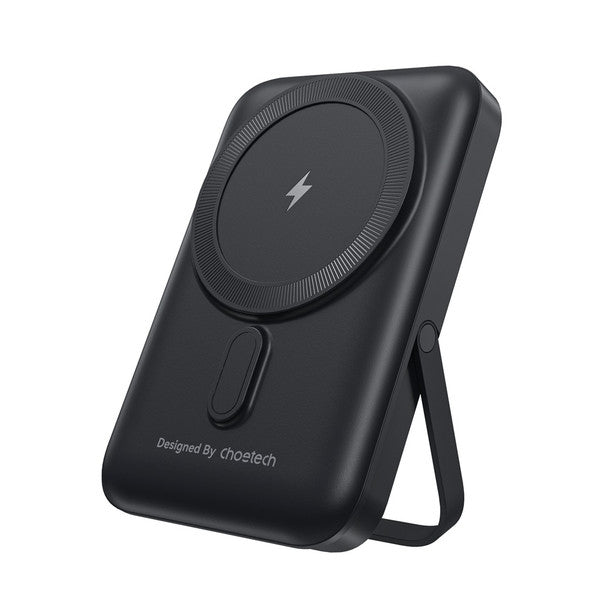 NNEDSZ CHOETECH B743-BK 10000mAh PD20W Magnetic Power Bank with Holder Black-0